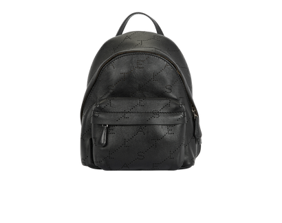 Logo Embossed Mini Backpack, front view